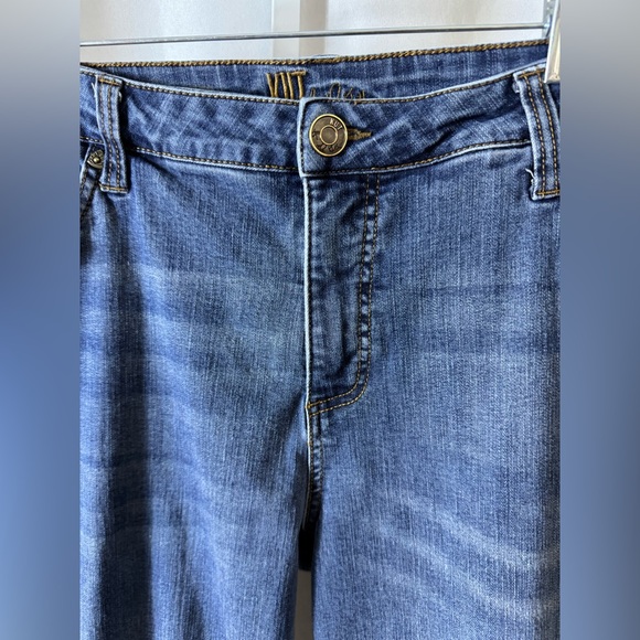 Kut From The Kloth Katy Boyfriend Medium Wash Jeans 11” Rise 29” Inseam size 14W - Picture 2 of 15